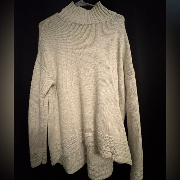 Old Navy Cream Cowl Neck Sweater - Picture 1 of 4